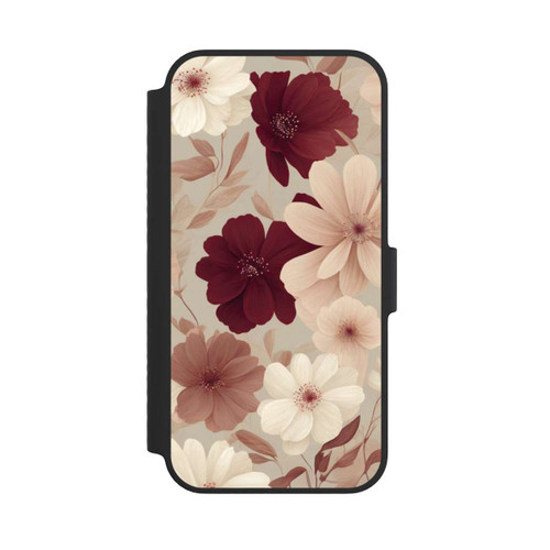 Apple iPhone 14 NIVOflip Romantische Pastellblumen mit KI