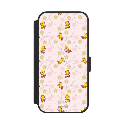 Apple iPhone 14 NIVOflip Woodstock Pink Muster