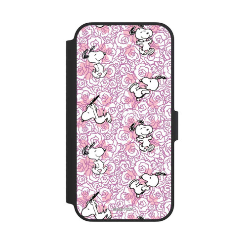 Apple iPhone 14 NIVOflip Peanuts Pink Roses Pattern