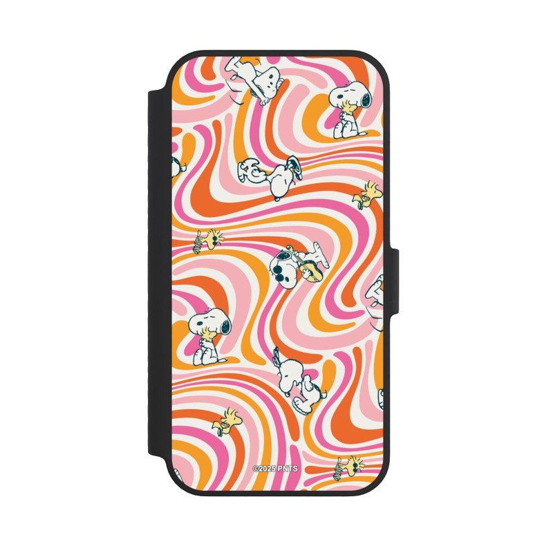iPhone 14 NIVOflip Peanuts Hippie Pattern Orange