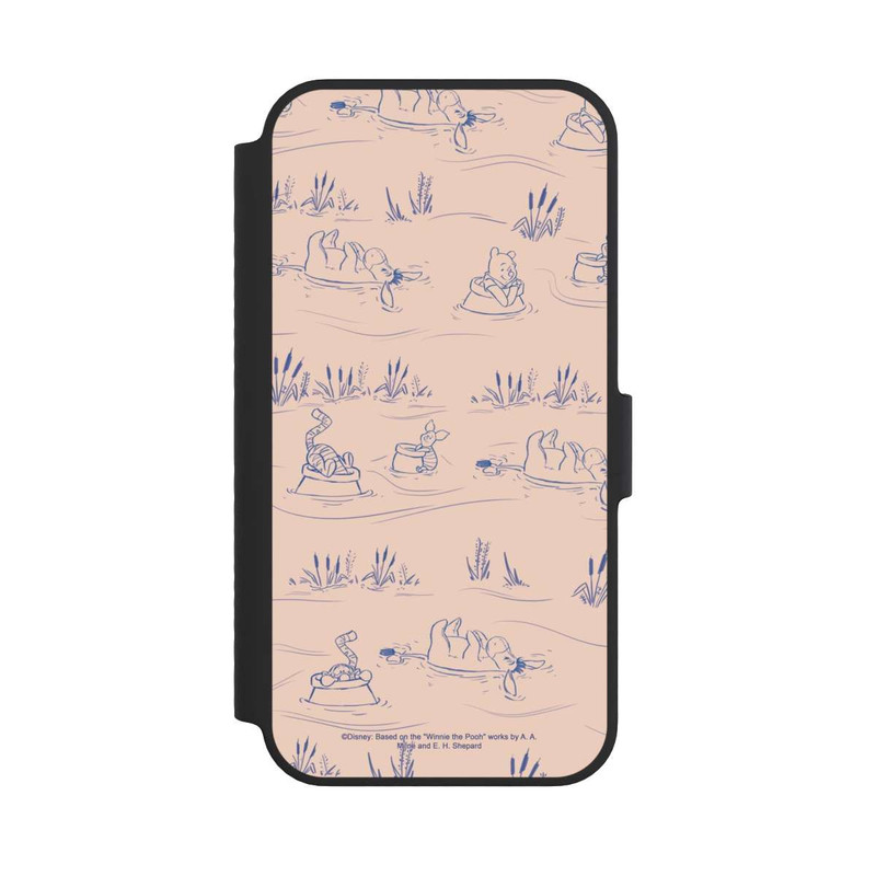 iPhone 14 NIVOflip Winnie Puuh Keramik Muster Brücke Pink