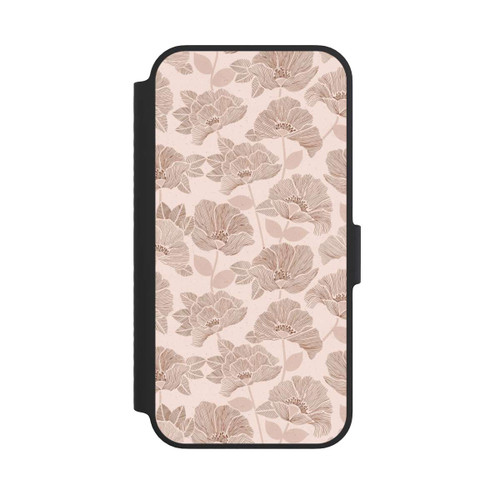 Apple iPhone 14 NIVOflip Brown Floral Block