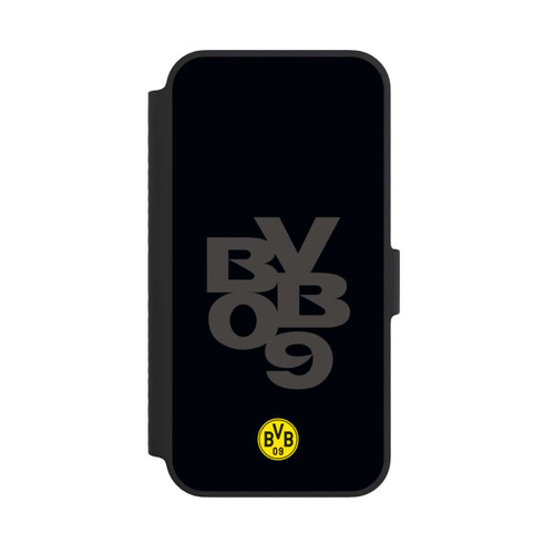 Apple iPhone 14 NIVOflip BVB09 Grau Schwarz