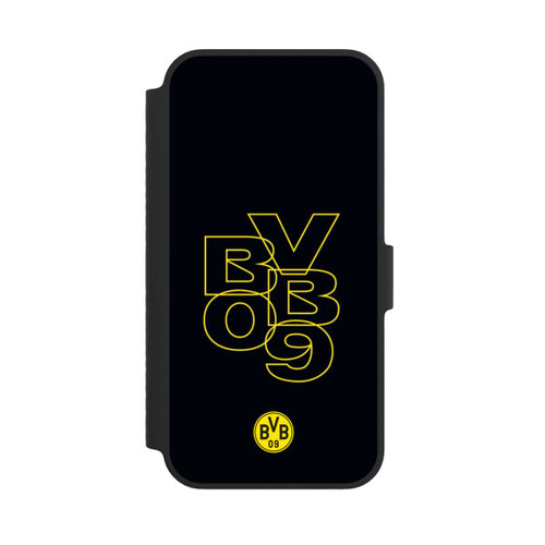 Apple iPhone 14 NIVOflip BVB09 Gelb Schwarz