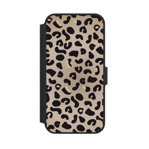 Apple iPhone 14 NIVOflip Cheetah Pattern Light Brown