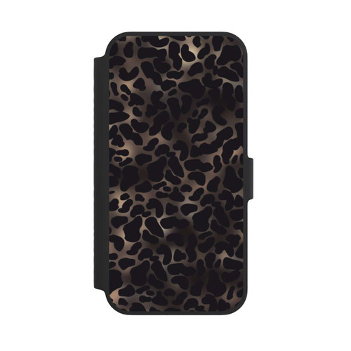 Apple iPhone 14 NIVOflip Leo-Muster dunkel
