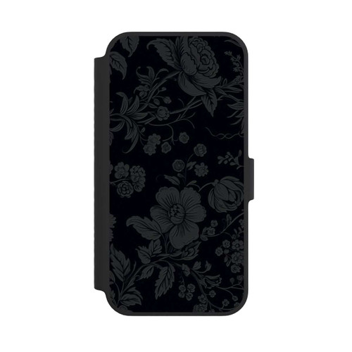 Apple iPhone 14 NIVOflip Dunkle Blumen Vintageoptik