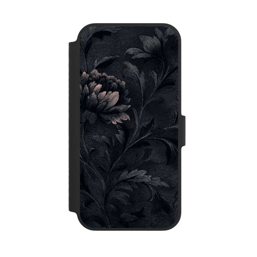 Apple iPhone 14 NIVOflip Dunkles Blumenmuster Vintage