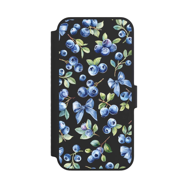 iPhone 14 NIVOflip Blaubeere Schleifen Transparent mit KI