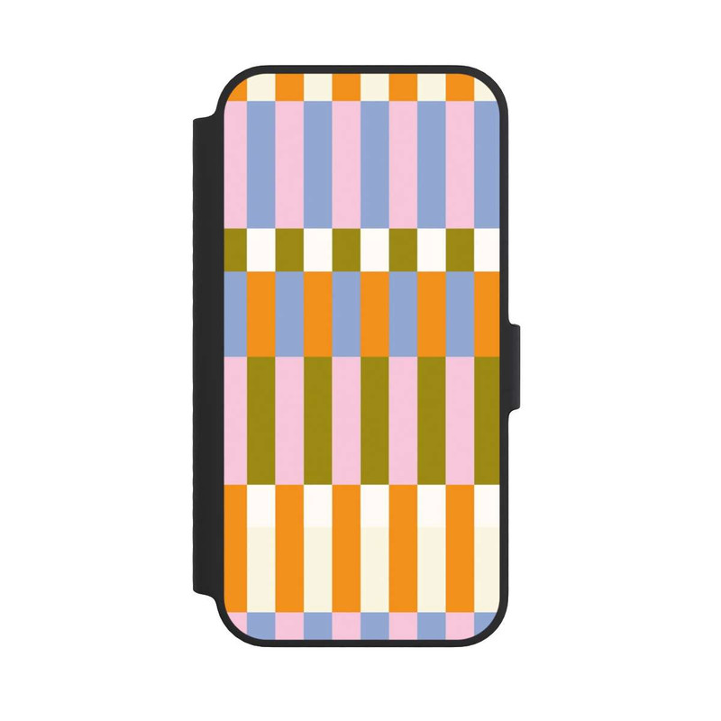 iPhone 14 NIVOflip Buntes Karomuster