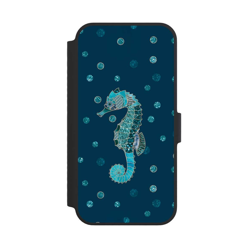 iPhone 14 NIVOflip Glamour Sea Horse Art