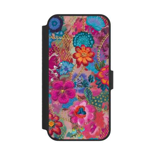 Apple iPhone 14 NIVOflip Patchwork Blumen Mit KI