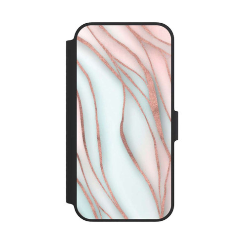 Apple iPhone 14 NIVOflip Soft Waves Gold Rose Gold