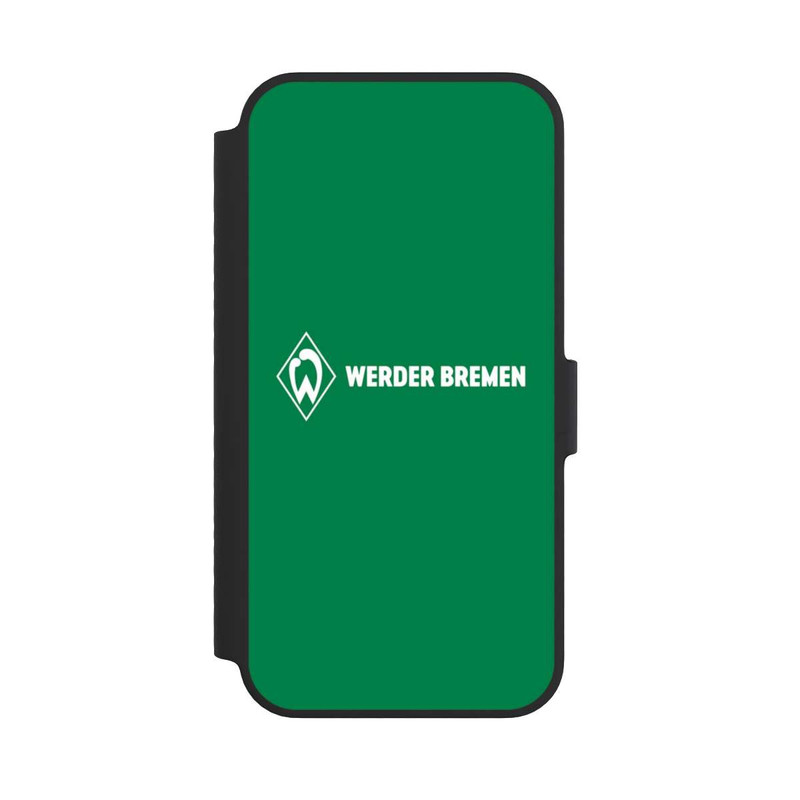 iPhone 14 NIVOflip Werder Bremen Schriftzug Raute Grün