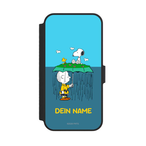 Apple iPhone 14 NIVOflip Charlie Brown Regen Personnalisable
