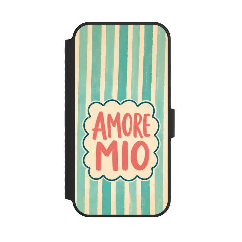 iPhone 14 NIVOflip Amore Mio Streifen mit KI