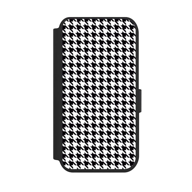 iPhone 14 Pro NIVOflip Houndstooth black-white