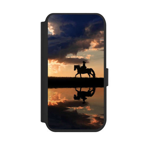 Apple iPhone 14 Pro NIVOflip Ausritt im Sonnenuntergang