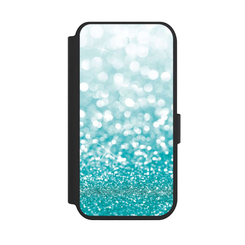 Apple iPhone 14 Pro NIVOflip Pluie de Paillettes Pétroles Look