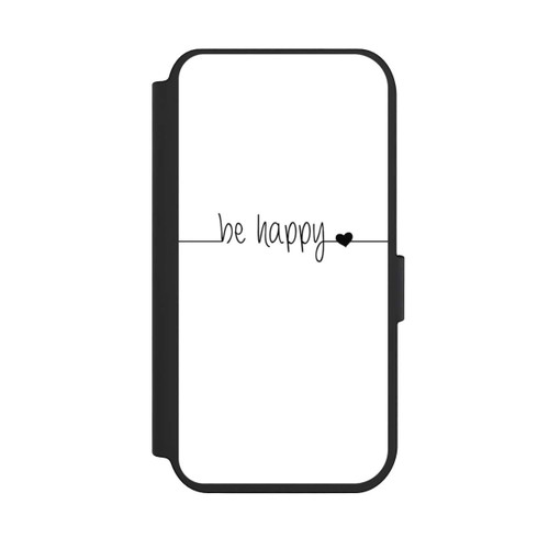 Apple iPhone 14 Pro NIVOflip Be Happy Weisser Hintergrund