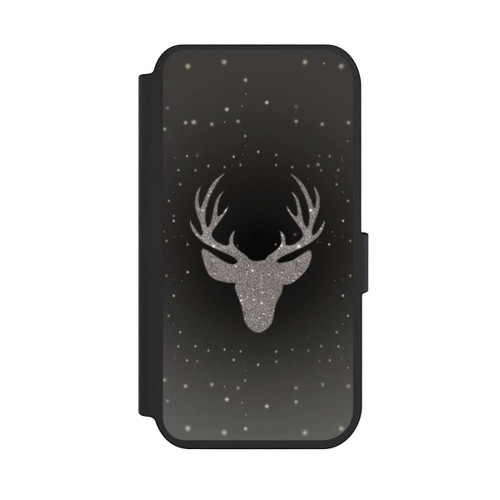 Apple iPhone 14 Pro NIVOflip Hirsch Glitzer Look