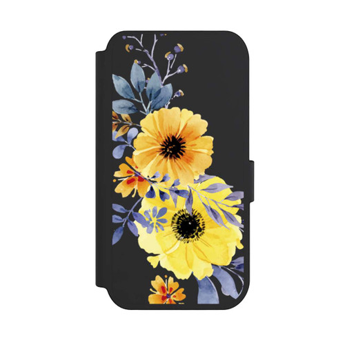 Apple iPhone 14 Pro NIVOflip Gelbe schwedische Blumen