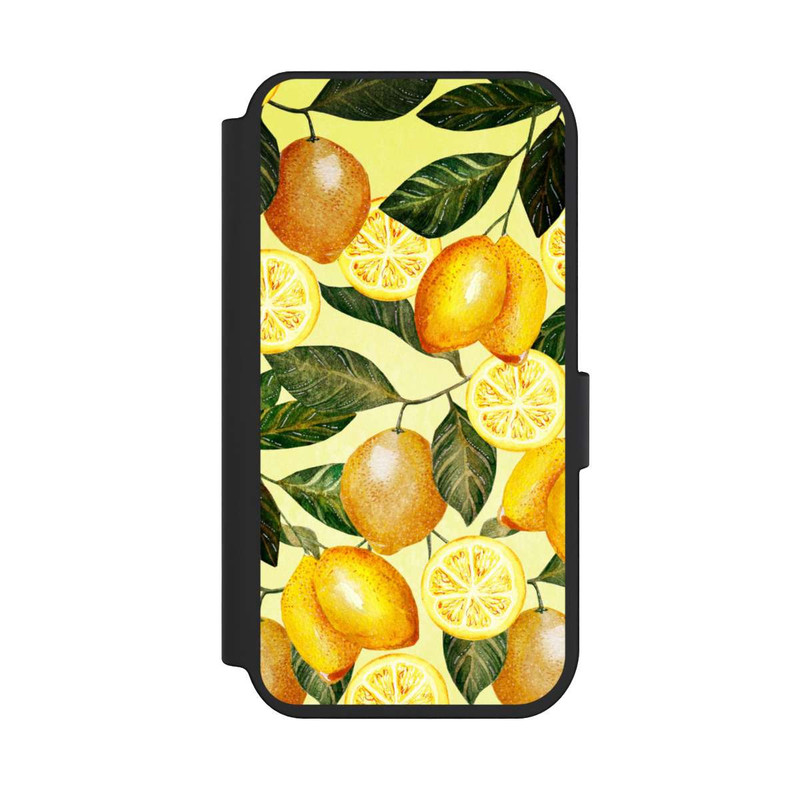 iPhone 14 Pro NIVOflip Gelber Sommer mit Zitronen