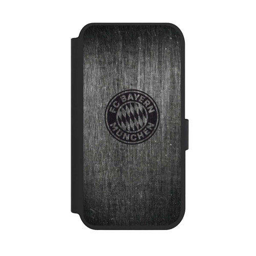 Apple iPhone 14 Pro NIVOflip Metalllook FCB Logo einfarbig