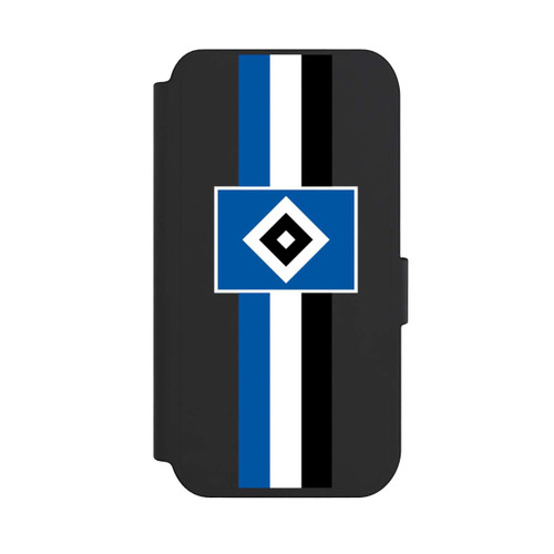 Apple iPhone 14 Pro NIVOflip HSV Streifen - Blau-Weiß-Schwarz - ohne Hintergrund