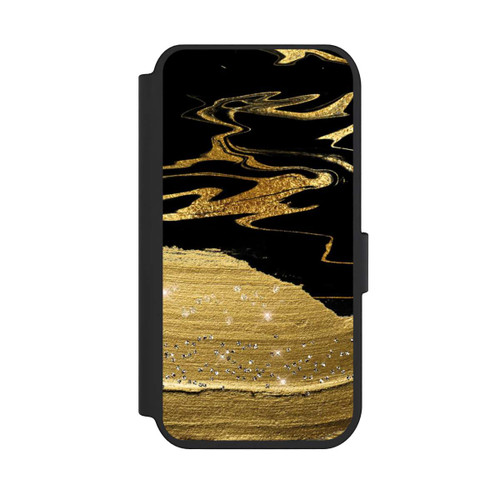 Apple iPhone 14 Pro NIVOflip Marble Golden Look Veins