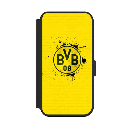 Apple iPhone 14 Pro NIVOflip Spraylogo Yellow - BVB