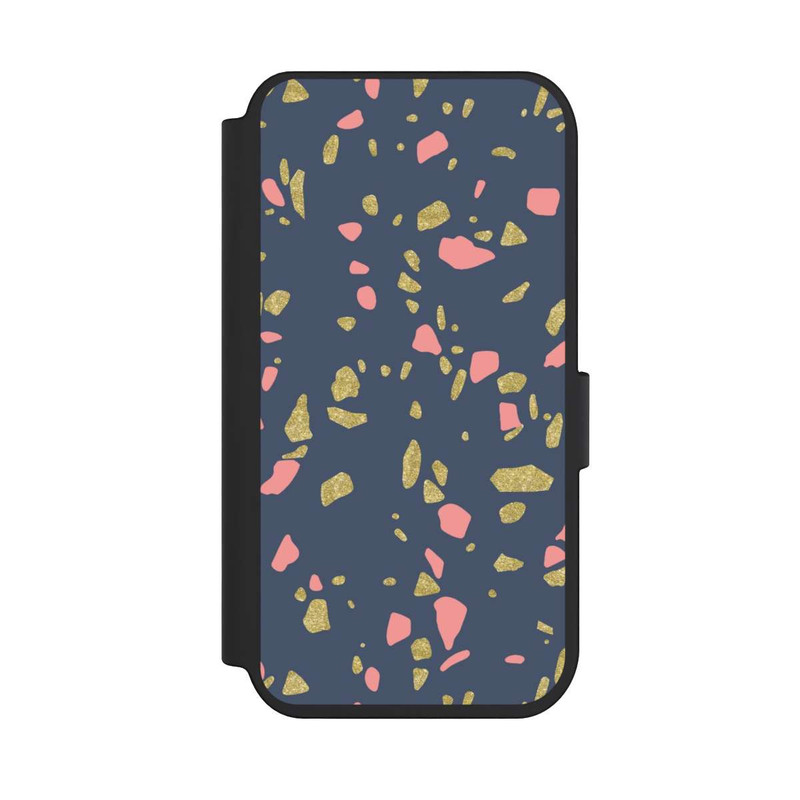 iPhone 14 Pro NIVOflip Terazzo Gold-Optik