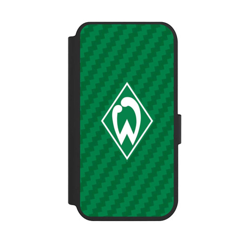 Apple iPhone 14 Pro NIVOflip Carbonlook - Werder Bremen
