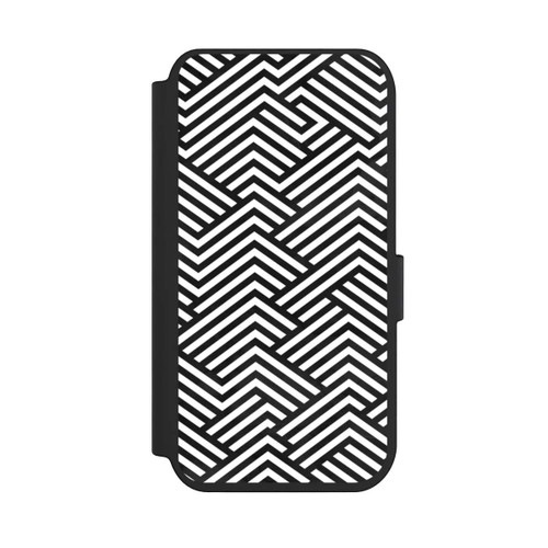 Apple iPhone 14 Pro NIVOflip Schwarz und Weiß ZigZag