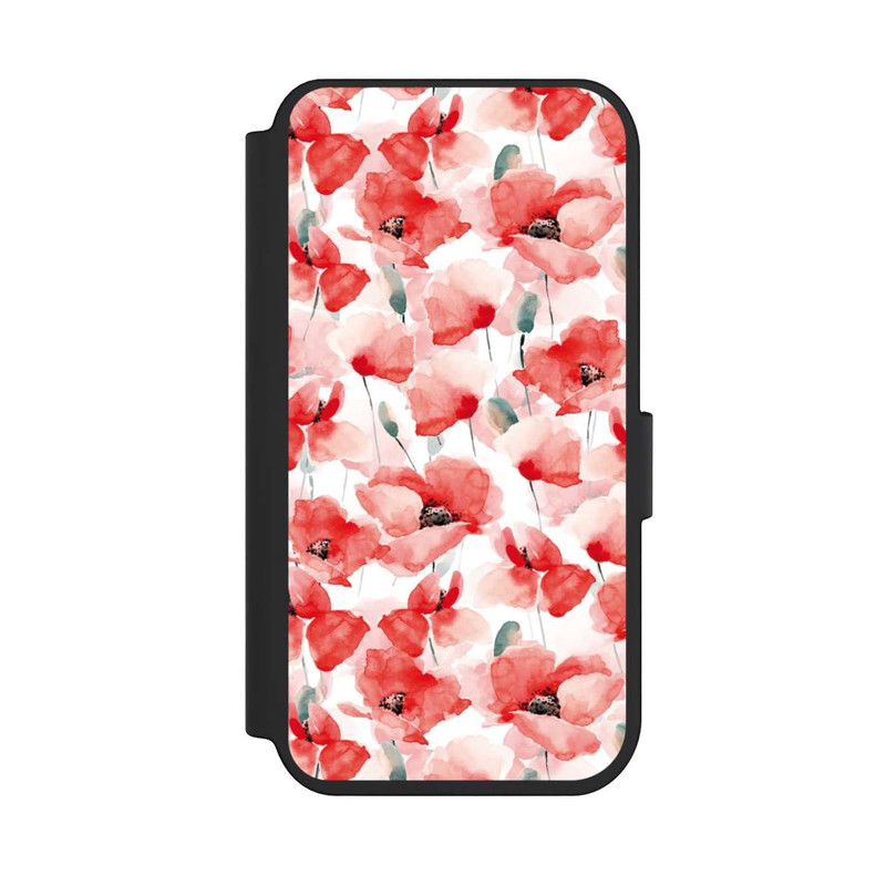 iPhone 14 Pro NIVOflip Mohnblumen Muster