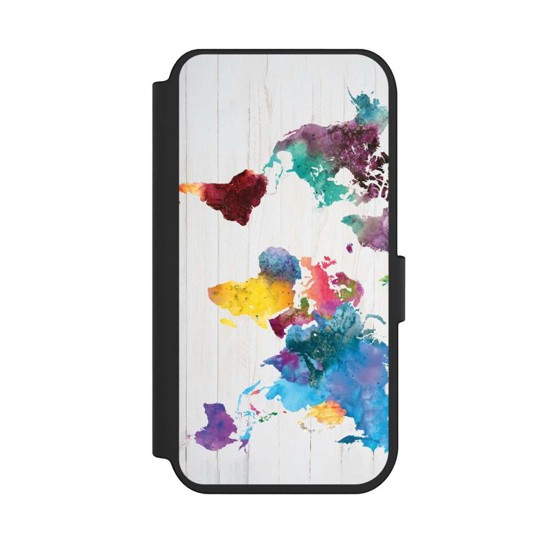 iPhone 14 Pro NIVOflip Welt Farbig 1