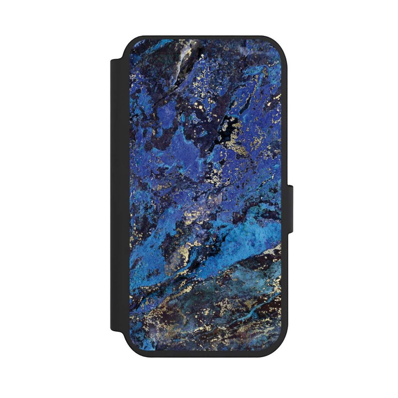 iPhone 14 Pro NIVOflip Lapislazuli blau und gold