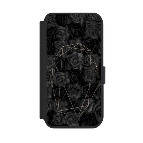 Apple iPhone 14 Pro NIVOflip Schwarze Rosen