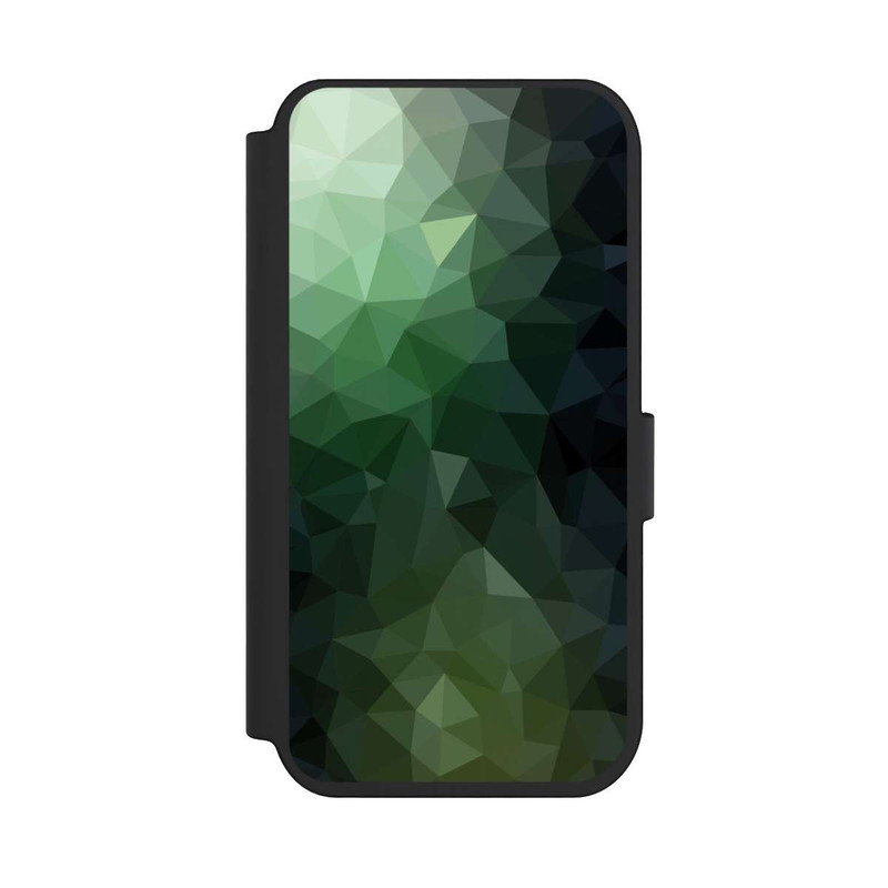 iPhone 14 Pro NIVOflip Polygonal Mosaic Green