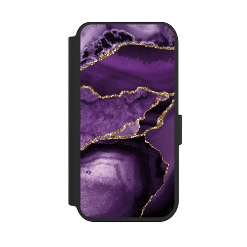 Apple iPhone 14 Pro NIVOflip Lila Marmor Landschaft