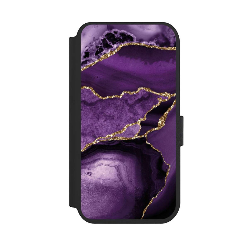 iPhone 14 Pro NIVOflip Lila Marmor Landschaft