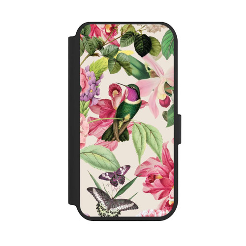 Apple iPhone 14 Pro NIVOflip Kolibris und Rosen