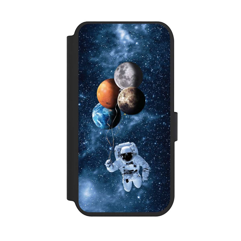 iPhone 14 Pro NIVOflip Astronaut mit Planeten