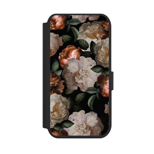 Apple iPhone 14 Pro NIVOflip Tapete mit Kupferrosen