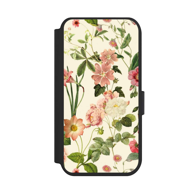 iPhone 14 Pro NIVOflip Fleurs sauvages sur jaune clair