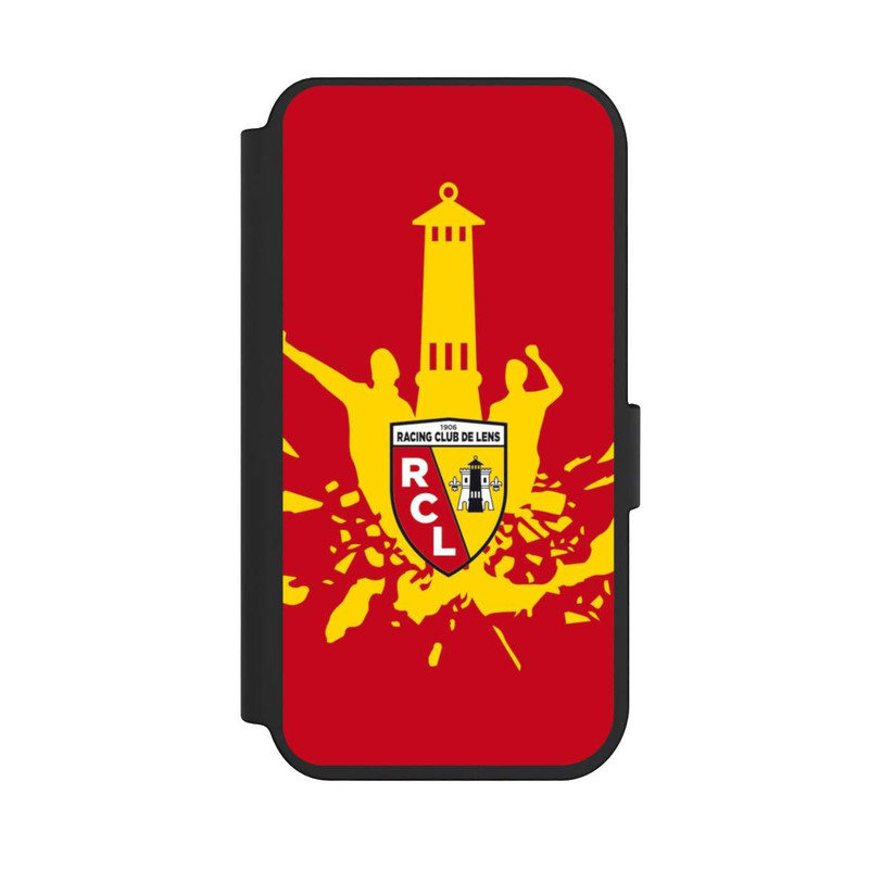 iPhone 14 Pro NIVOflip Tour RCL jaune sur rouge