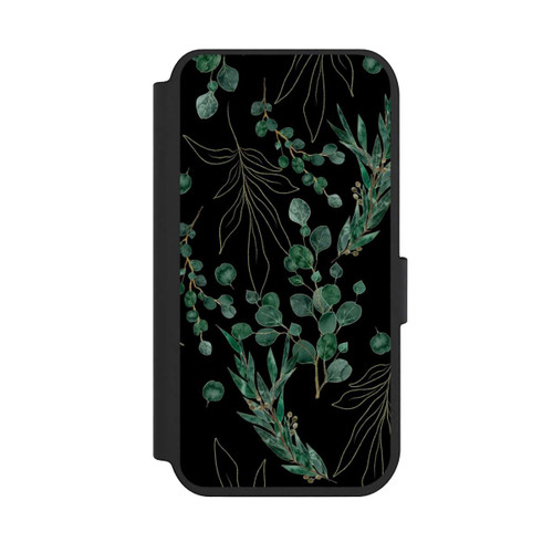Apple iPhone 14 Pro NIVOflip Eukalyptusblätter schwarz