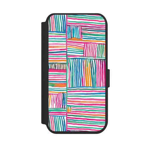 Apple iPhone 14 Pro NIVOflip Aquarelllinien Entspannung