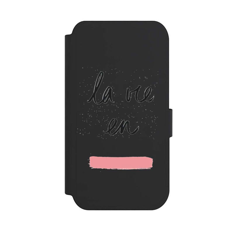 iPhone 14 Pro NIVOflip La vie en Rosa Transparent