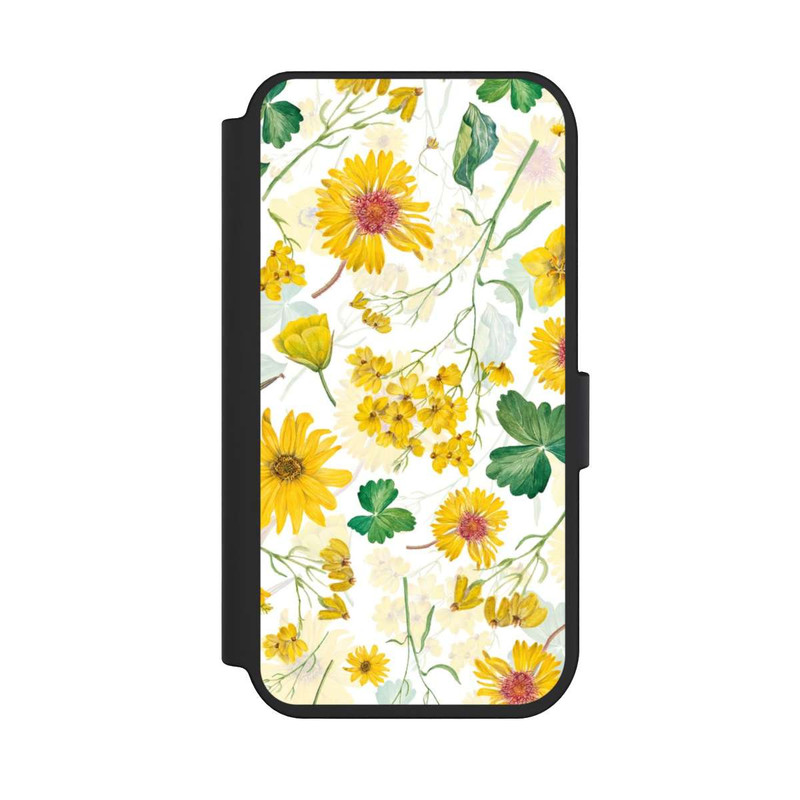iPhone 14 Pro NIVOflip Gelbes Frühlingsmuster